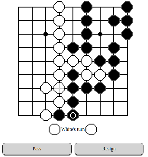  a 9x9 game of go