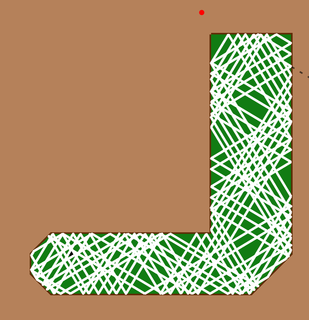  the path of a ball without friction)