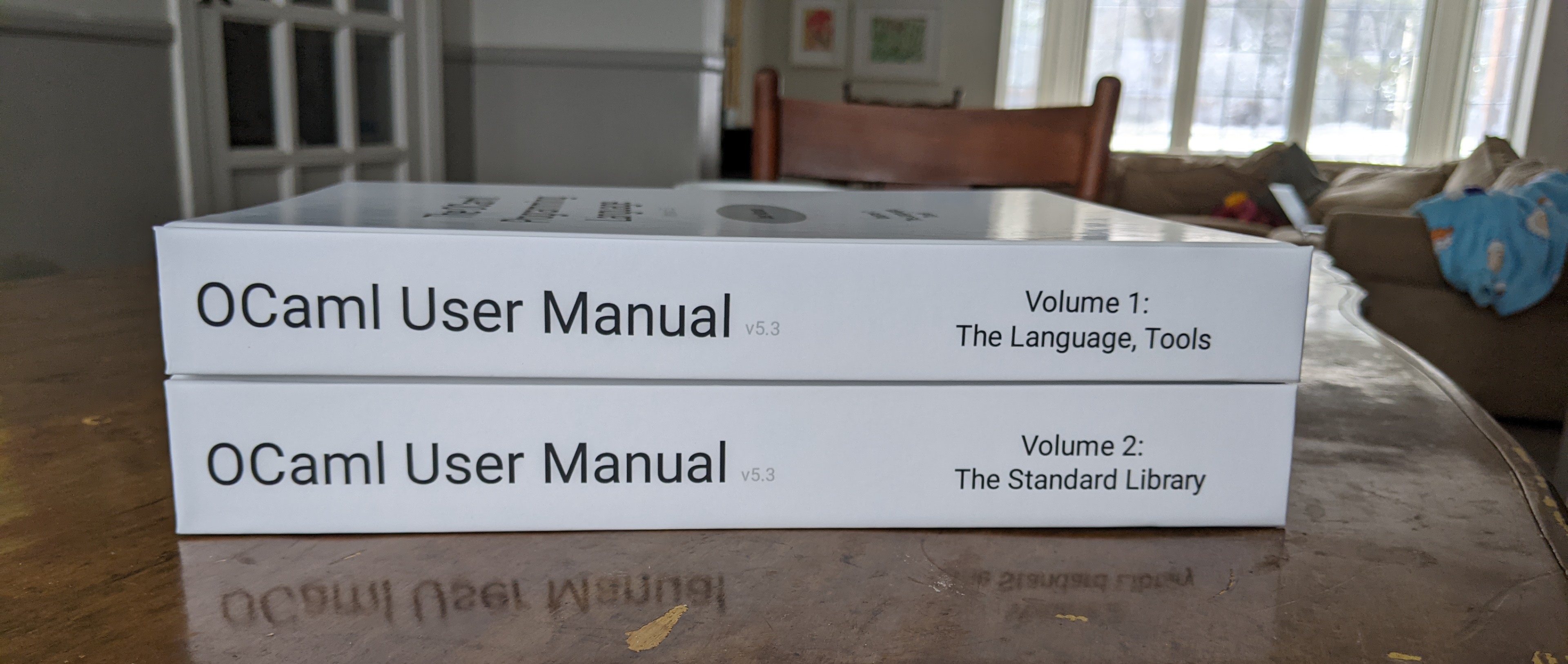  spine view of both volumes