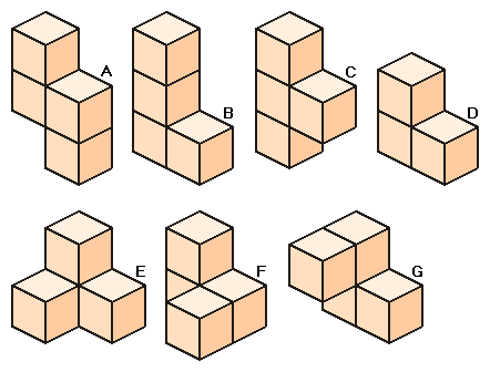  The Soma Cube is a 3D, tetris-like puzzle -- picture credit 2ndlook.nl